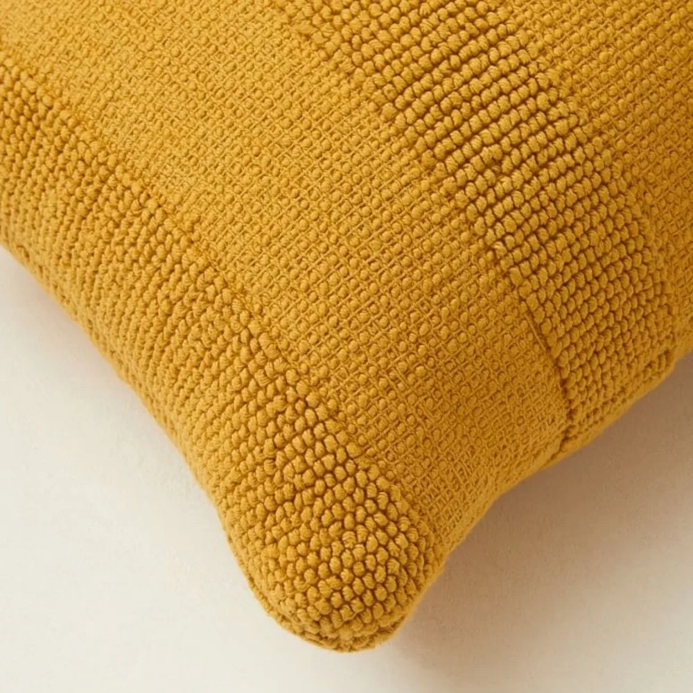 West Elm Tufted Stripe Indoor/Outdoor Pillow